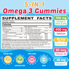 NEVISS Kids Omega-3 Gummies bottle on kitchen table for daily use