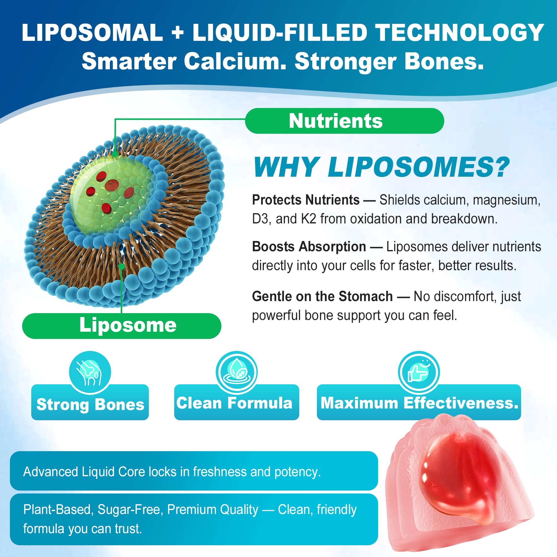 NEVISS close-up of liquid filling technology for advanced nutrient delivery.