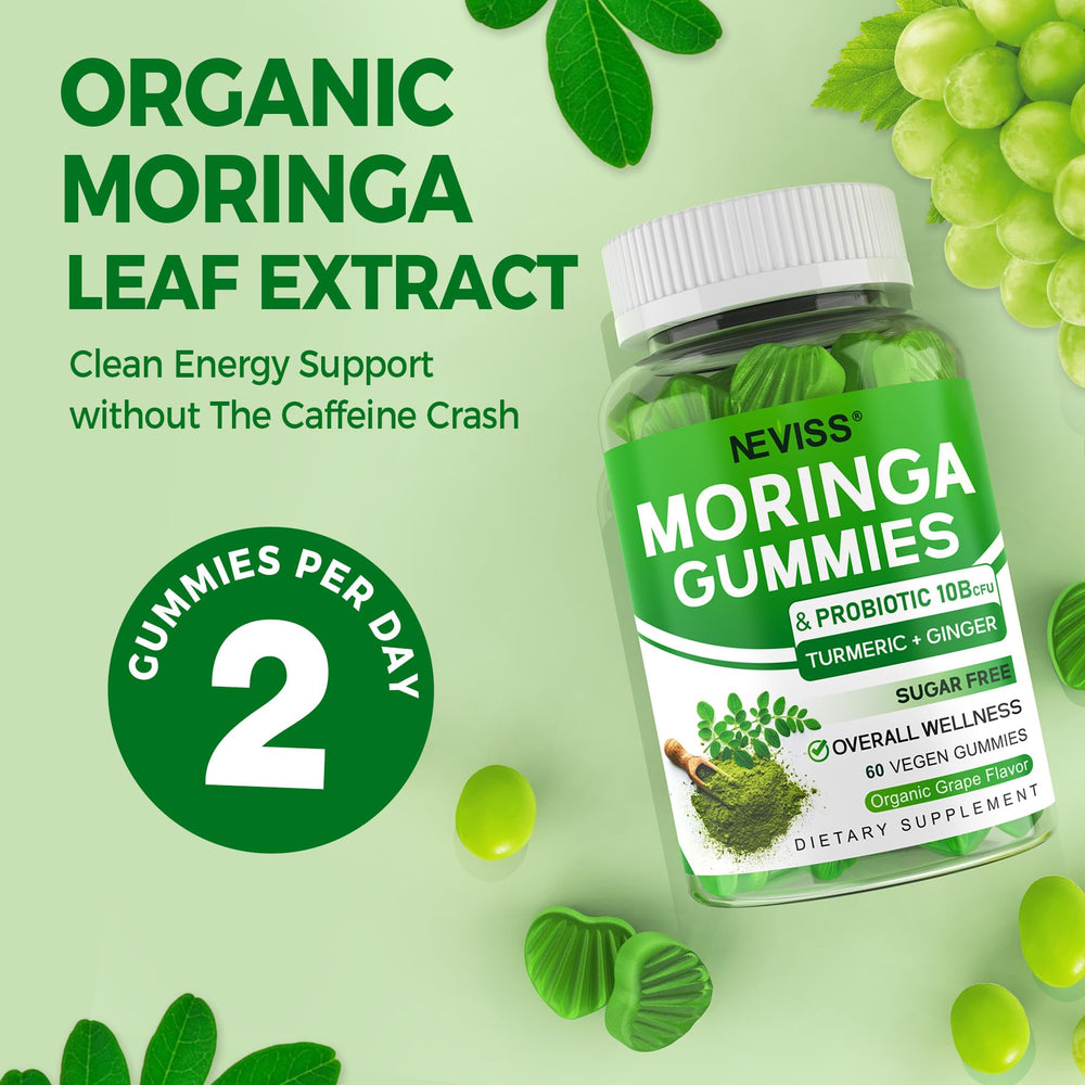 NEVISS Moringa Gummies pleasant texture ideal for daily consumption