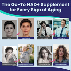 NEVISS Nicotinamide anti-aging concept on label emphasizing cellular health