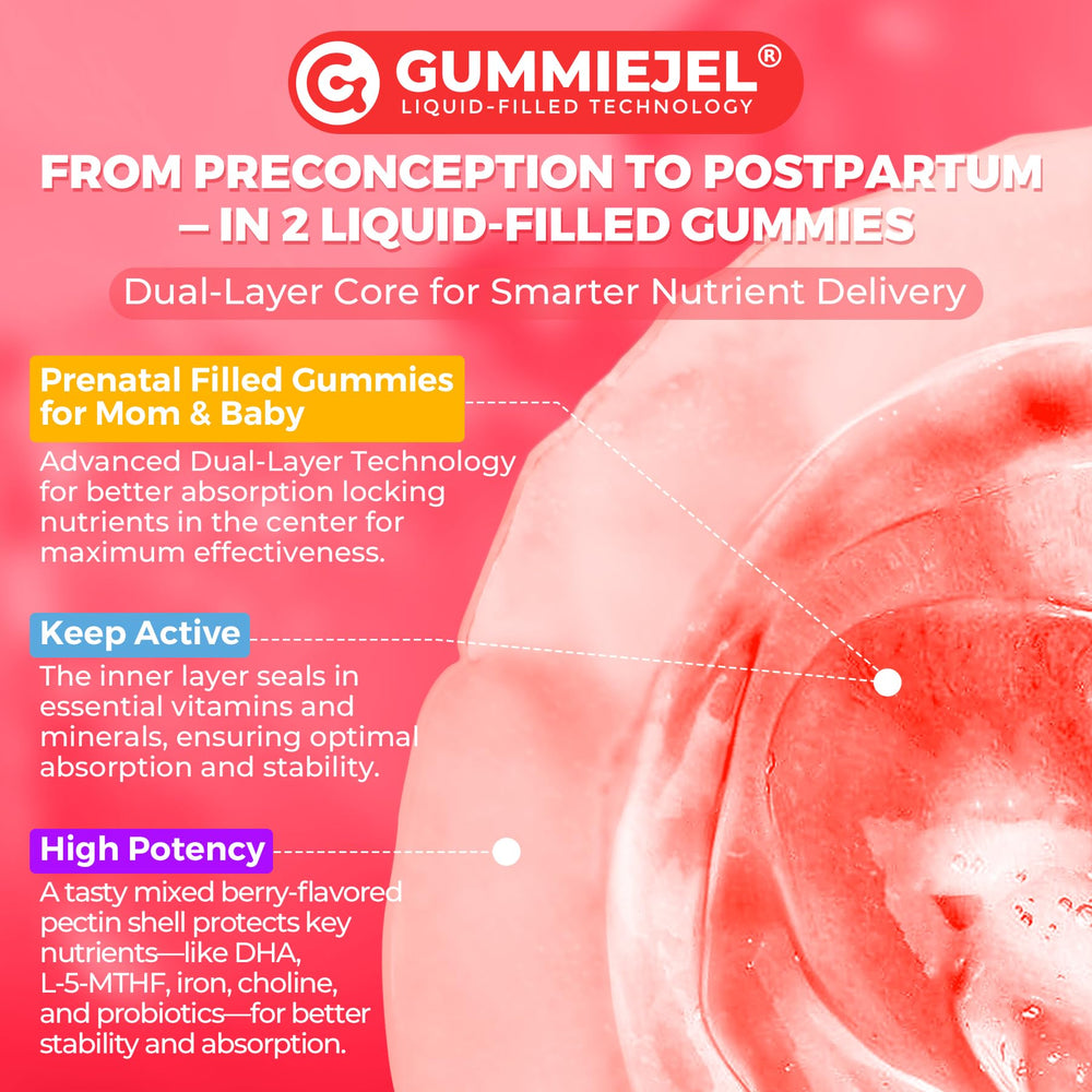 NEVISS Prenatal Gummies vegan and sugar-free suitable for plant-based moms