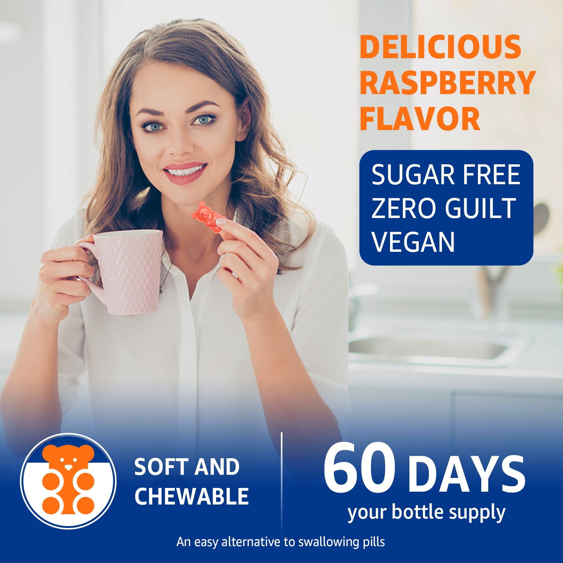 NEVISS vegan gluten-free label showcases a plant-friendly supplement option