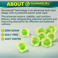 Packaging box of NEVISS vegan omega-3 gummies