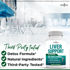 NEW AGE artichoke leaf extract close-up for liver support