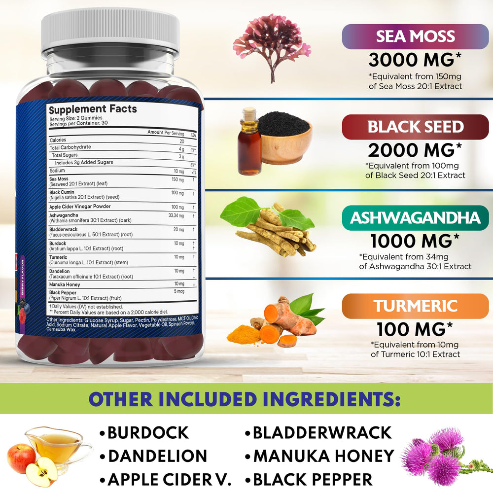 NEW AGE Ashwagandha Turmeric Gummies bottle promoting calm focus and balance.