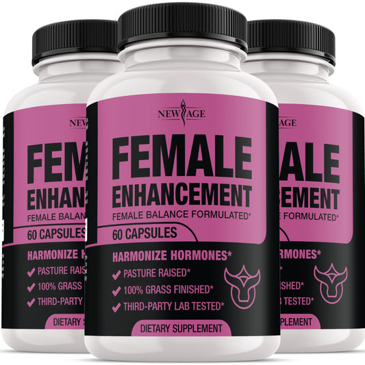 NEW AGE beef organ liver capsules bottle for everyday wellness support