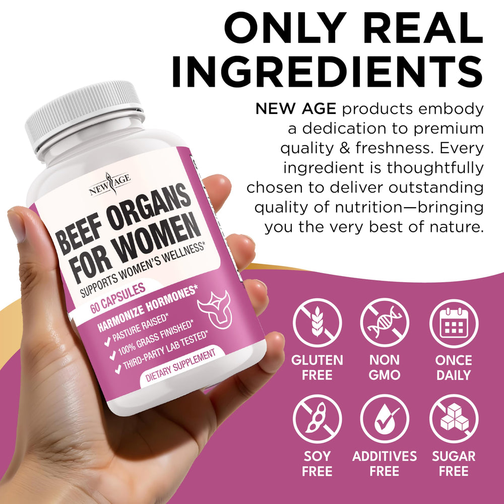NEW AGE beef ovary and fallopian tubes capsules form part of the blend