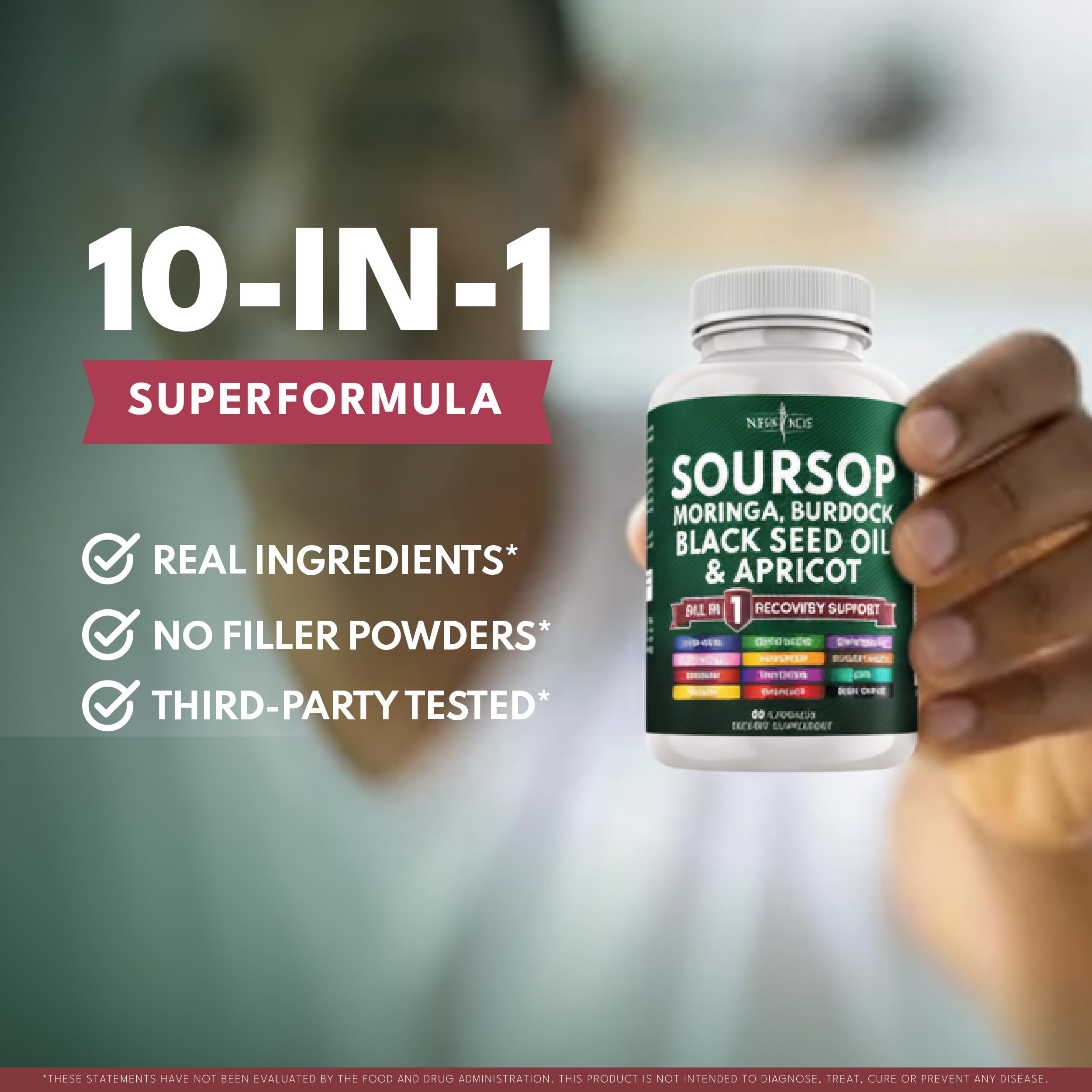 NEW AGE Bitter Melon capsules image suggests convenient all-in-one wellness