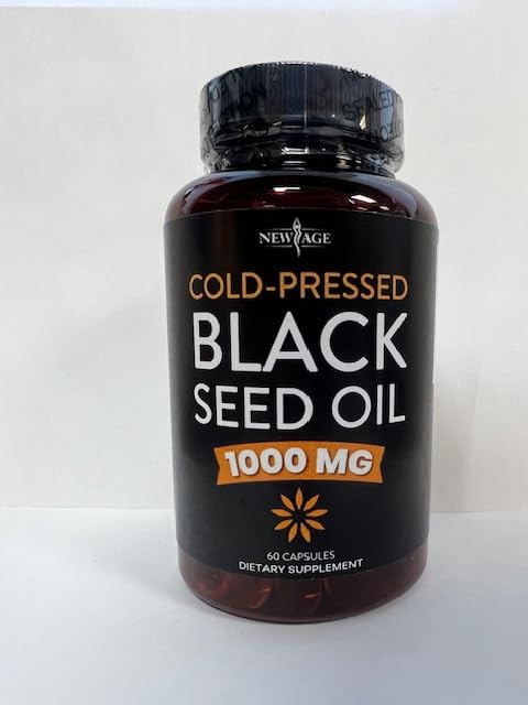 NEW AGE Black Seed Oil Softgel capsules provide easy daily use and support.