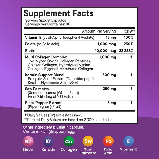 NEW AGE bottle with capsules promoting daily beauty support.