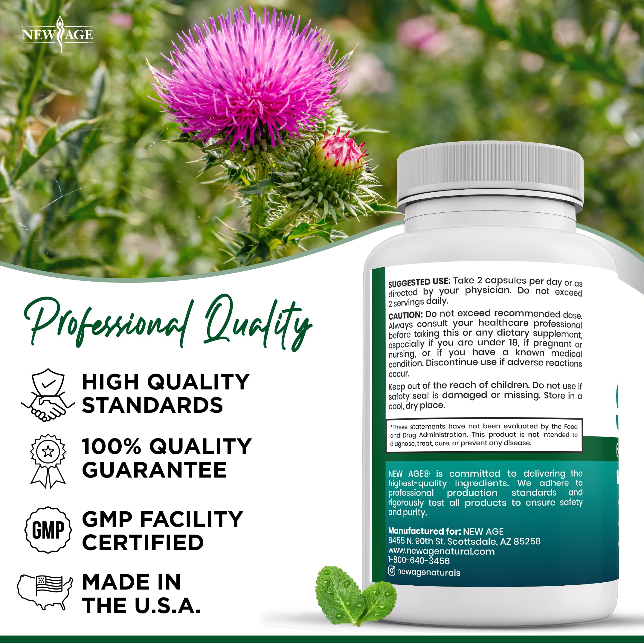 NEW AGE dandelion root powder in rustic bowl for herbal wellness