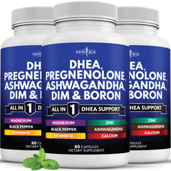 NEW AGE DHEA bottle front view for daily wellness