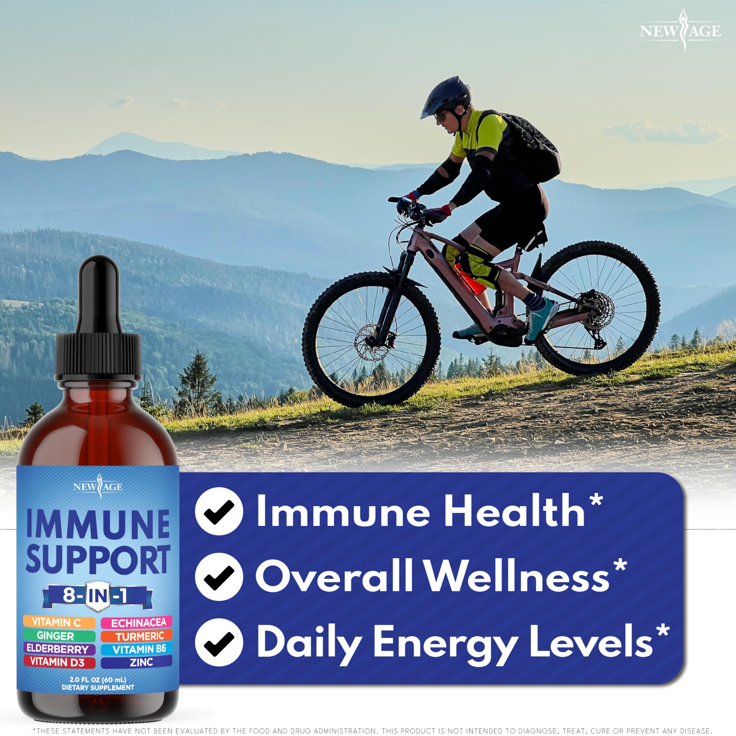 New Age elderberry turmeric ginger ingredients close-up highlighting natural compounds.