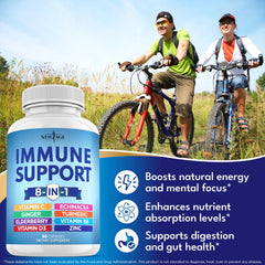 NEW AGE elderberry zinc blend capsules for antioxidant support