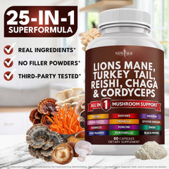 NEW AGE Ingredients label close-up highlights trusted, preservative-free selection