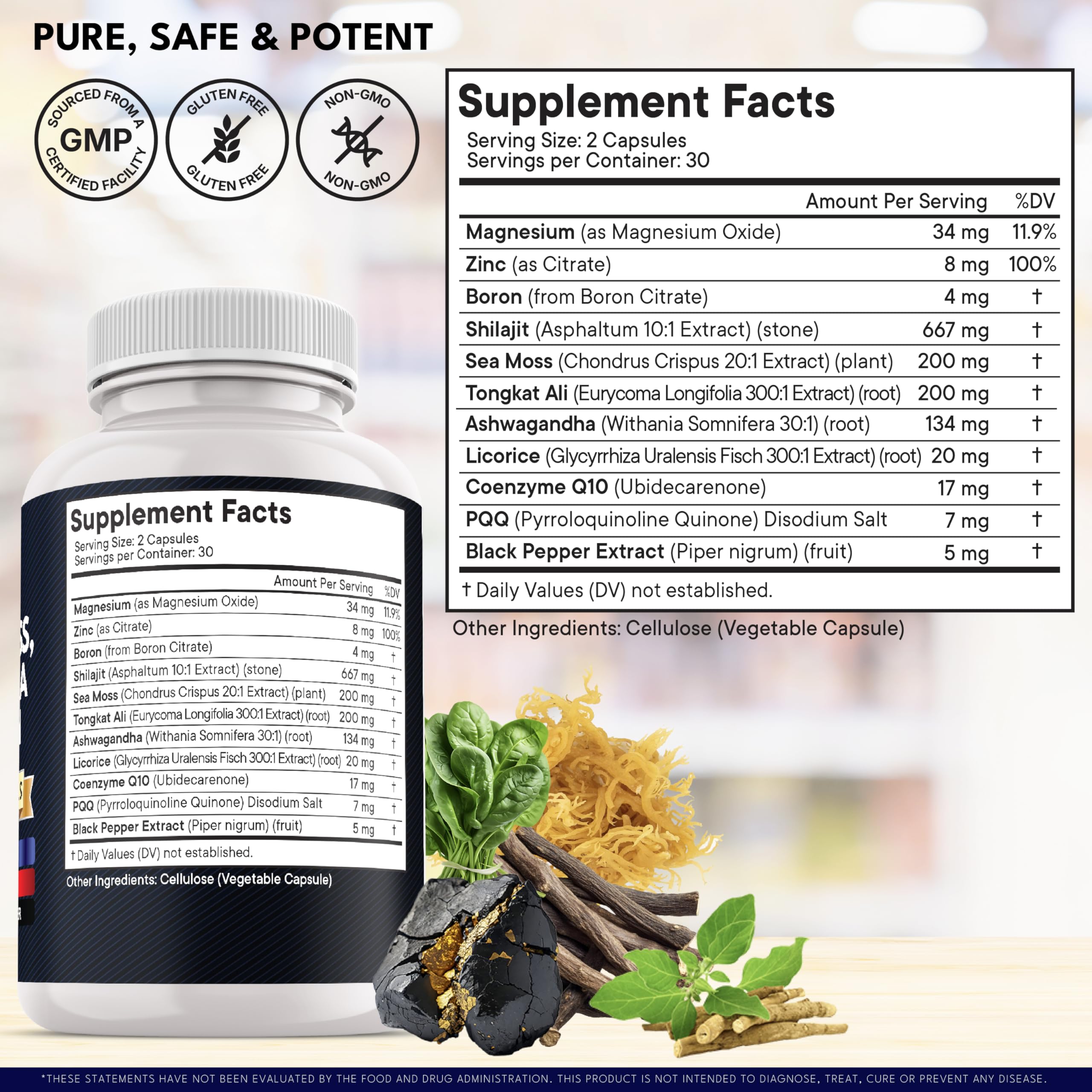 NEW AGE Licorice root botanicals forming part of the botanical profile.