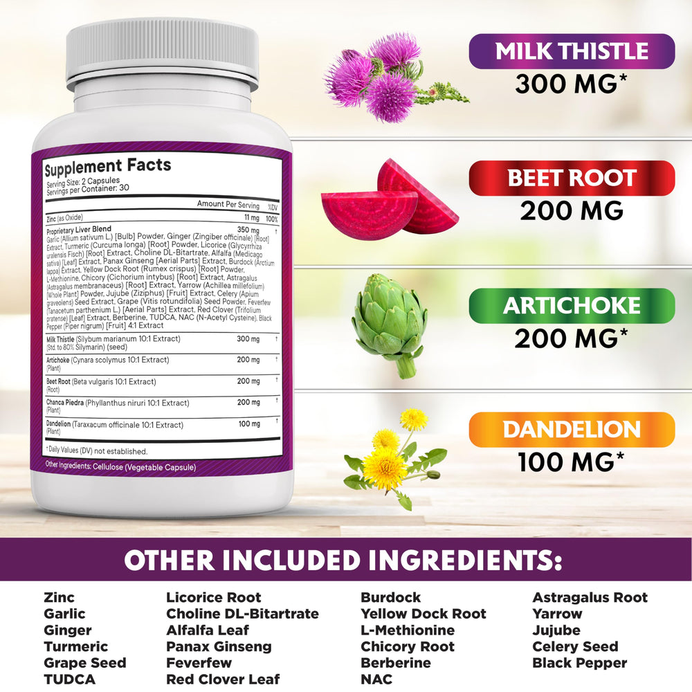 NEW AGE liver-support capsules close-up highlighting multi-ingredient detox blend.