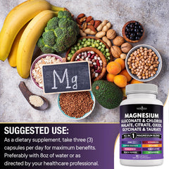 New Age Magnesium graphic emphasizing bone and joint support