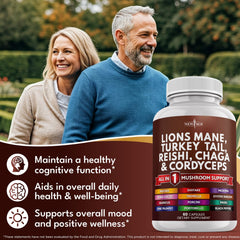 NEW AGE Marshmallow Root included with lions mane blend on label, adding natural texture