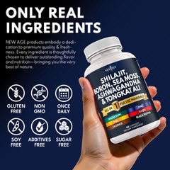 NEW AGE Mineral blend with boron and magnesium for daily wellness.