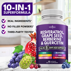 NEW AGE N-acetyl Cysteine capsules highlighting potential antioxidant support