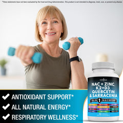Close-up of Triphala and herbal blends in NEW AGE NAC formula.