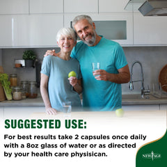 NEW AGE NAC capsules featuring N-acetyl cysteine for a balanced daily routine