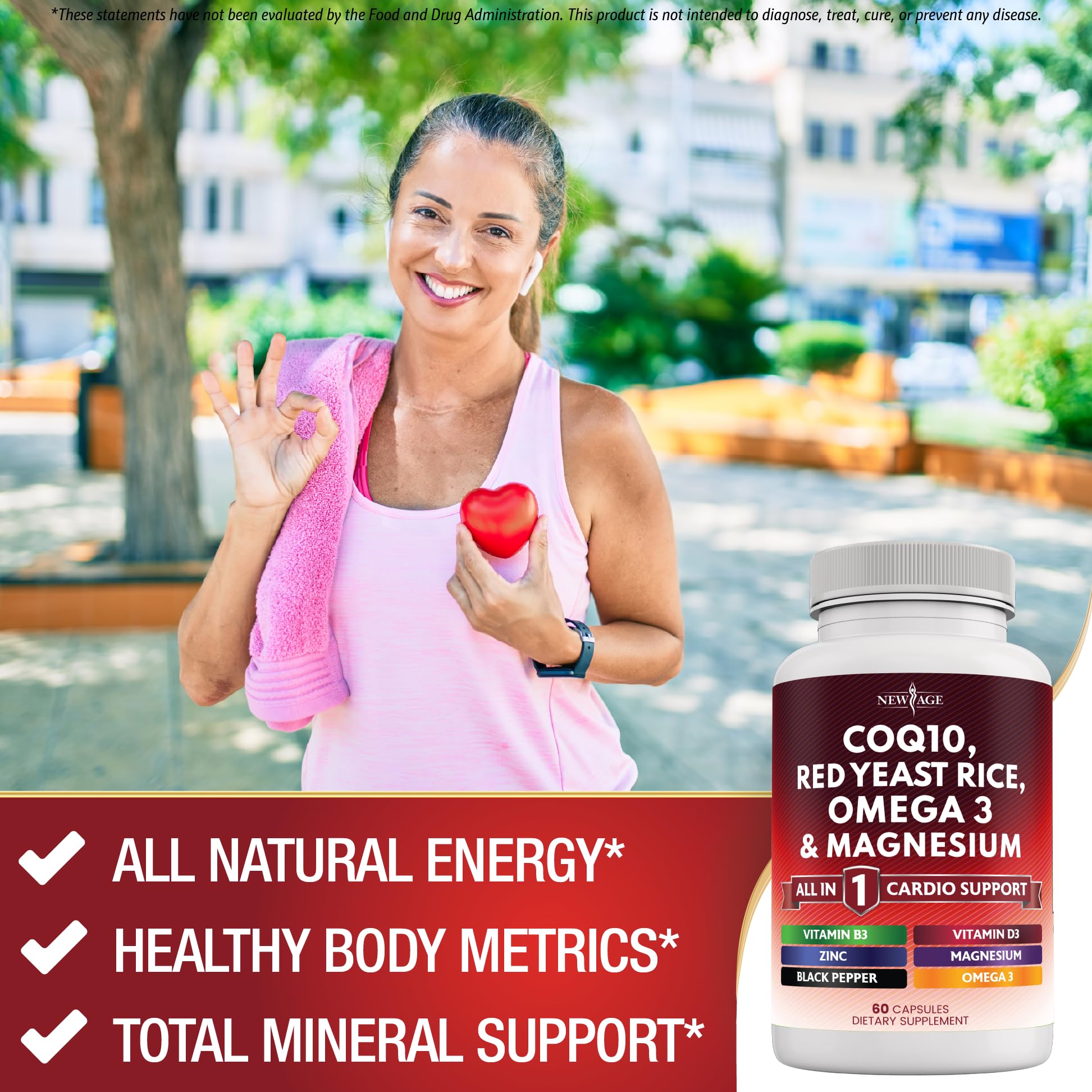 New Age Omega-3-6-9 3000mg softgels for balanced fatty acids