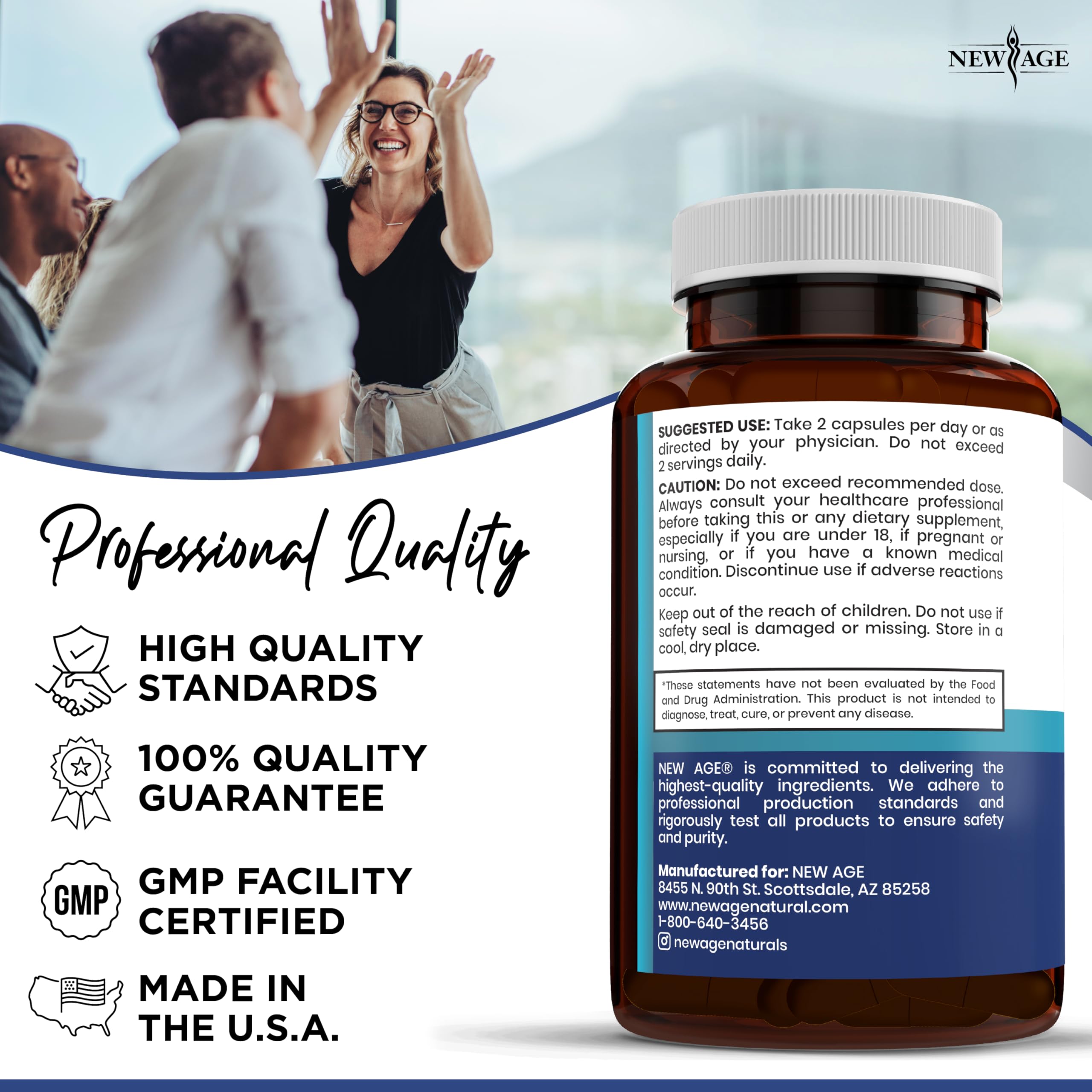 New Age Pro Optimize promotes gut health and digestion