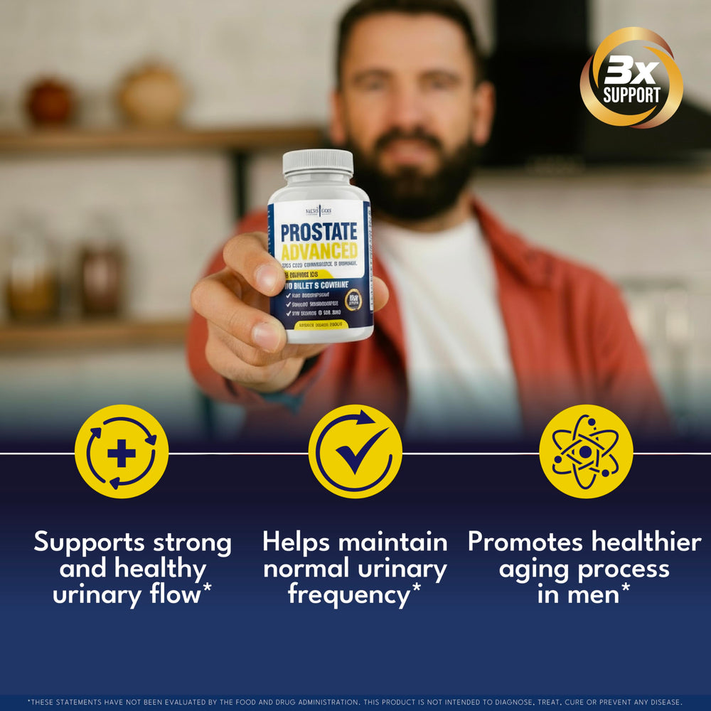 NEW AGE Prostate vegan capsules bottle with clean formula