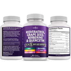 NEW AGE Resveratrol-Berberine lifestyle use in wellness routine.