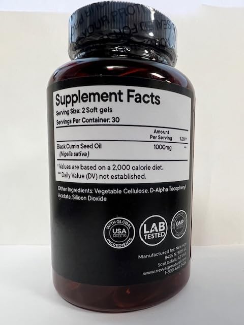 NEW AGE third-party testing seal confirms purity and potency.