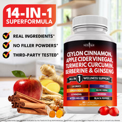 New Age true cinnamon supplement bottle close-up highlighting flavor-friendly routine