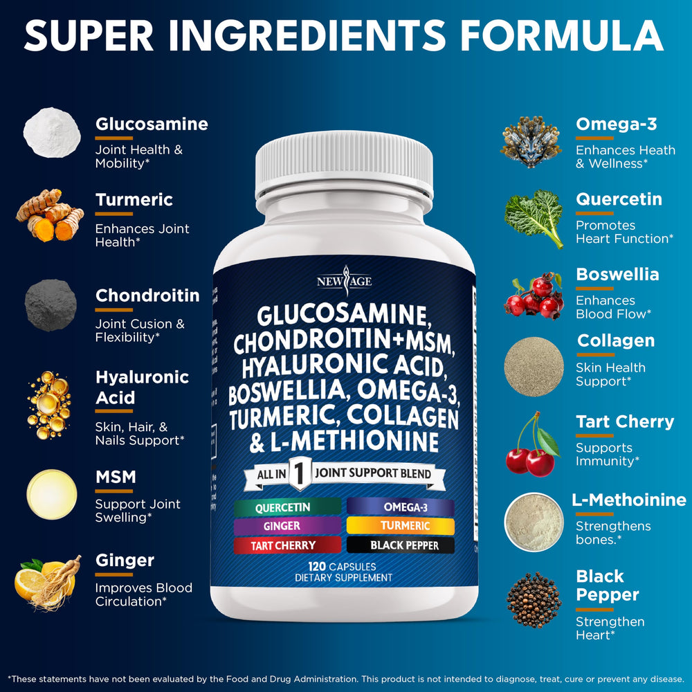 NEW AGE turmeric curcumin capsules for daily wellness support.
