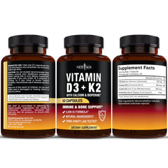 NEW AGE morning routine scene with bottle suggests convenient daily supplement.
