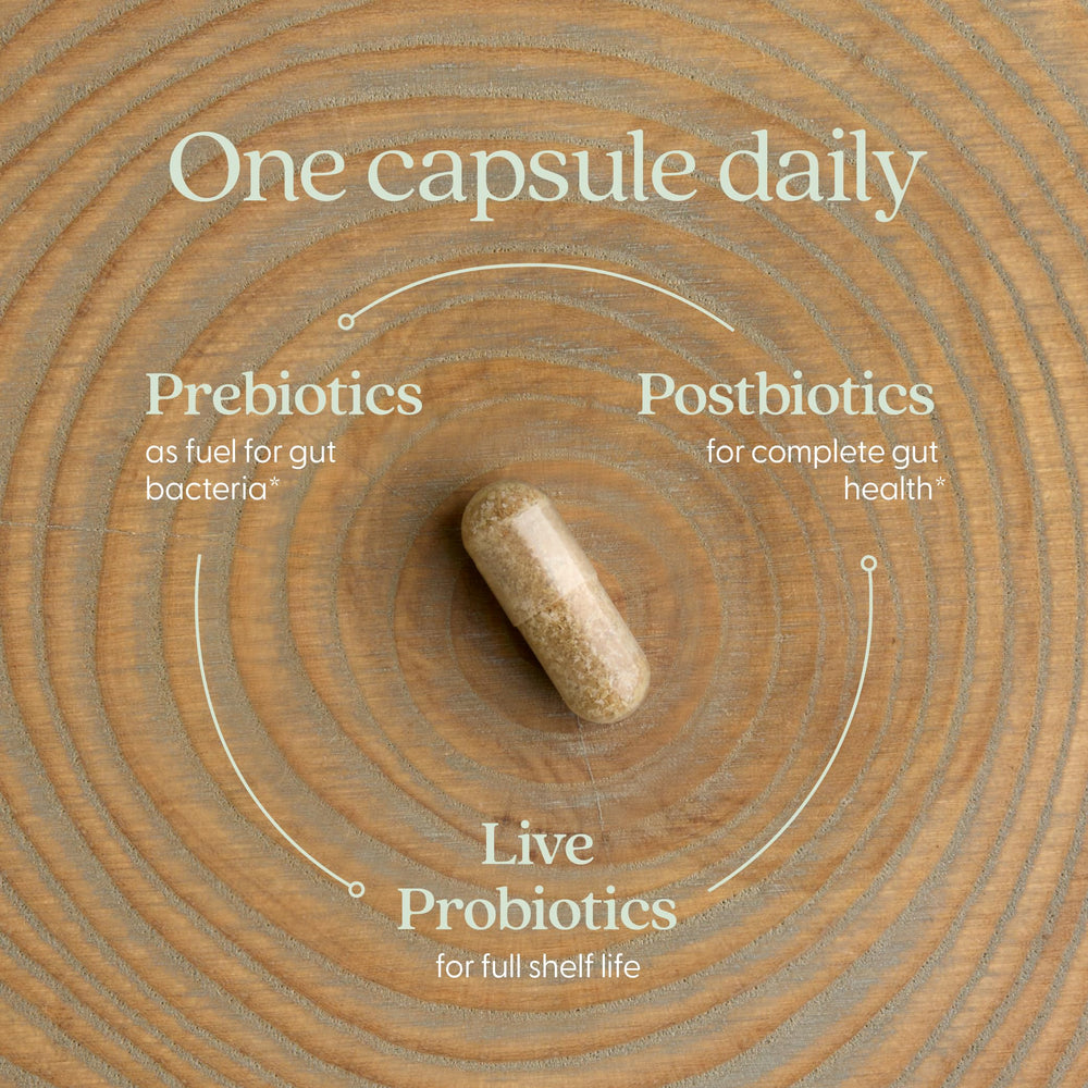 All-Flora postbiotic compounds accompany live strains for gut balance