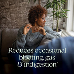 New Chapter All-Flora probiotic capsules promoting gut balance and comfort.