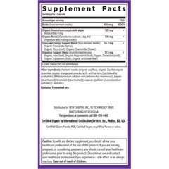 New Chapter astaxanthin from algae emphasizes skin vitality potential.