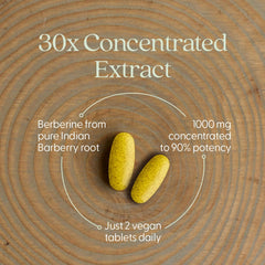 New Chapter Berberine bottle highlights Indian Barberry extract heritage.