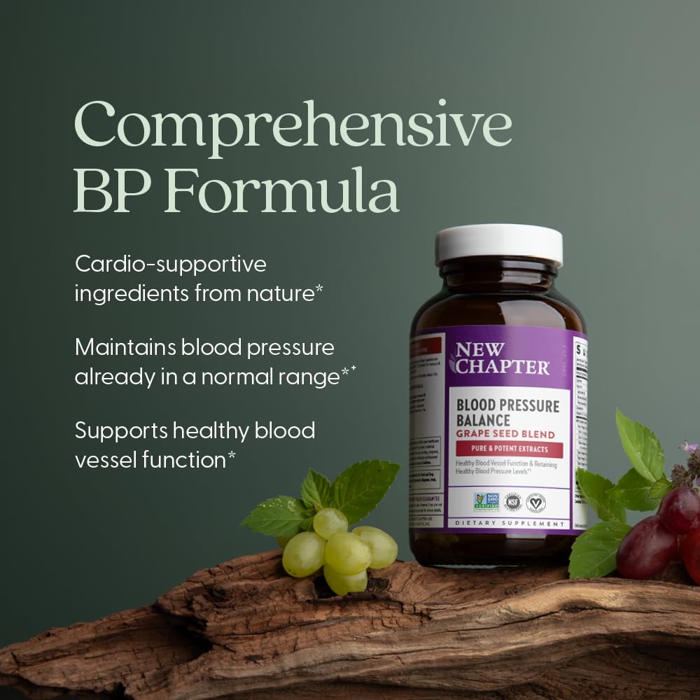 New Chapter Blood Pressure Take Care probiotic media detail highlights gut-friendly formulation