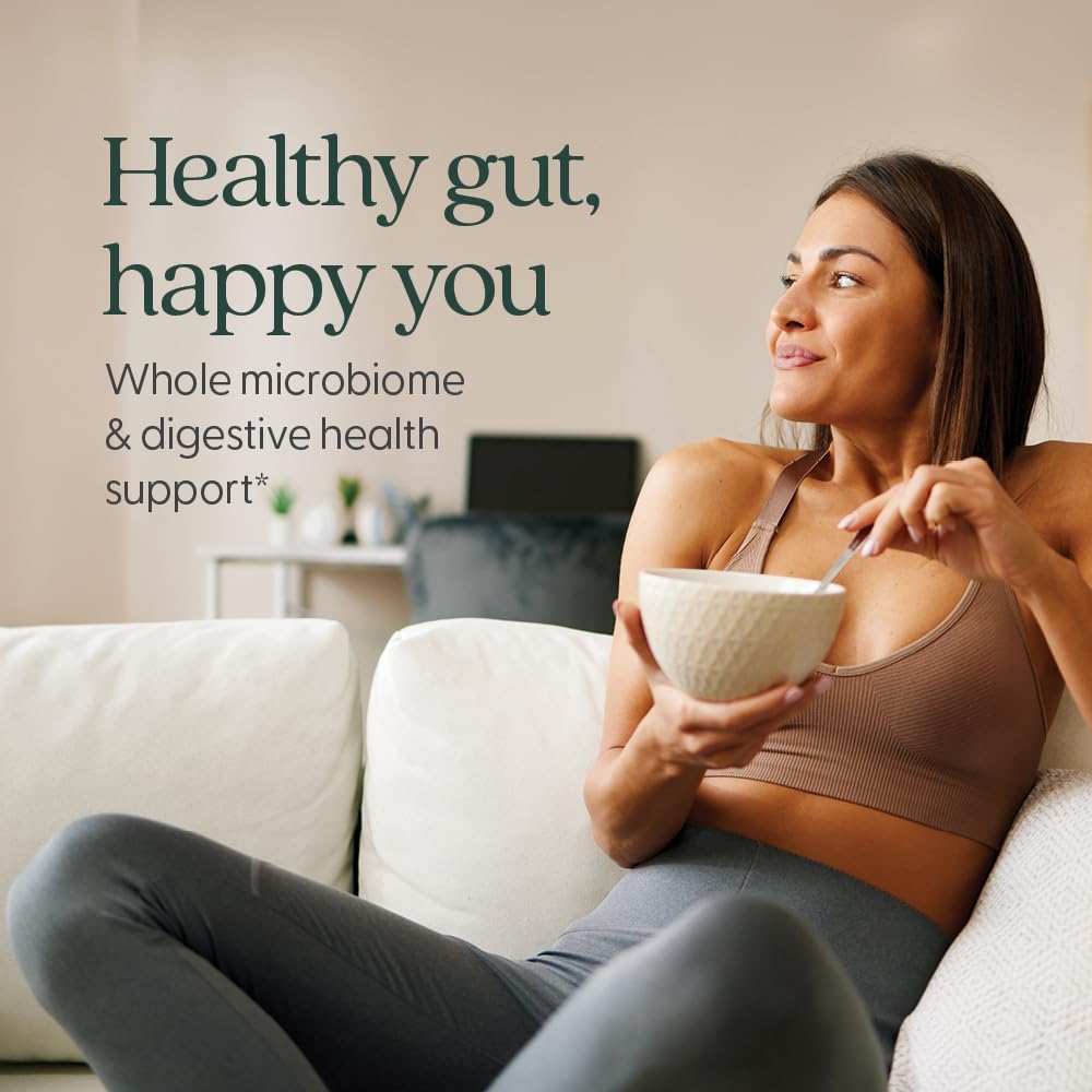 Capsules from New Chapter Daily Dual Biotic highlighted for gut health potential