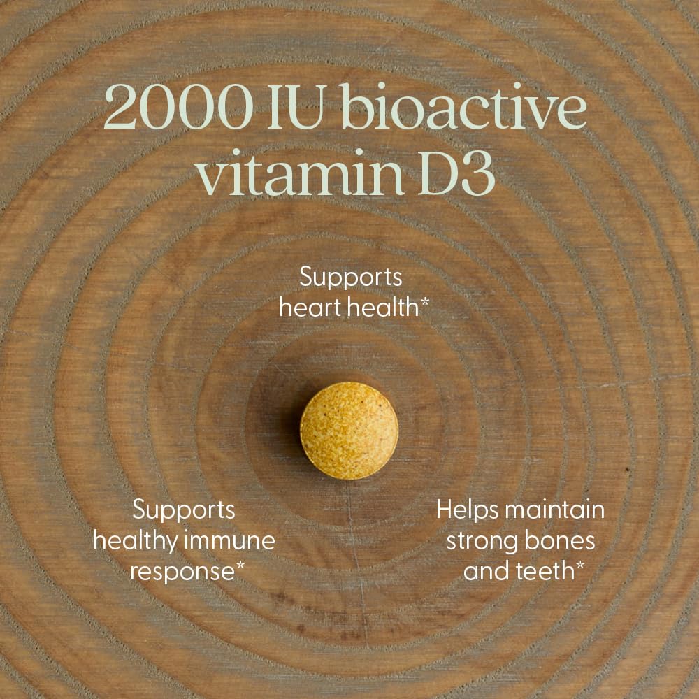 New Chapter D3 bottle with reishi mushroom—adaptogenic complex for daily resilience