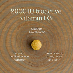 New Chapter D3 bottle with reishi mushroom—adaptogenic complex for daily resilience