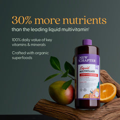 New Chapter Liquid Multivitamin family-use shows suitability for all ages.