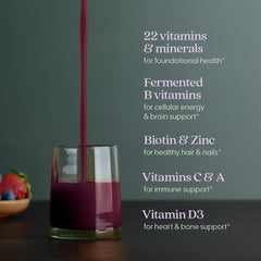 New Chapter liquid multivitamin ready-to-absorb formula for fast uptake.