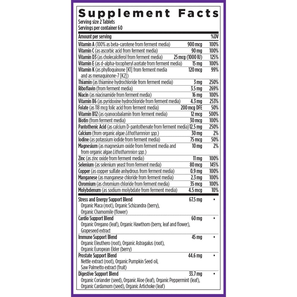 Kitchen scene with New Chapter multivitamin representing convenient daily nutrition