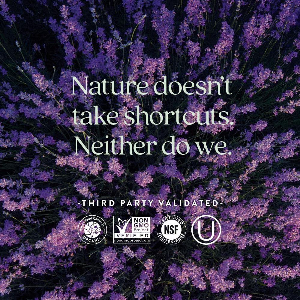 New Chapter Non-GMO Project Verified seal signals clean ingredients.