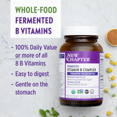 New Chapter seal close-up communicates freshness and quality.