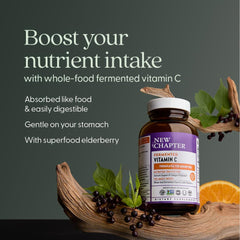 New Chapter organic vegetables and herbs label on packaging