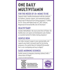 New Chapter Prenatal daily routine being easy to fit into busy days.